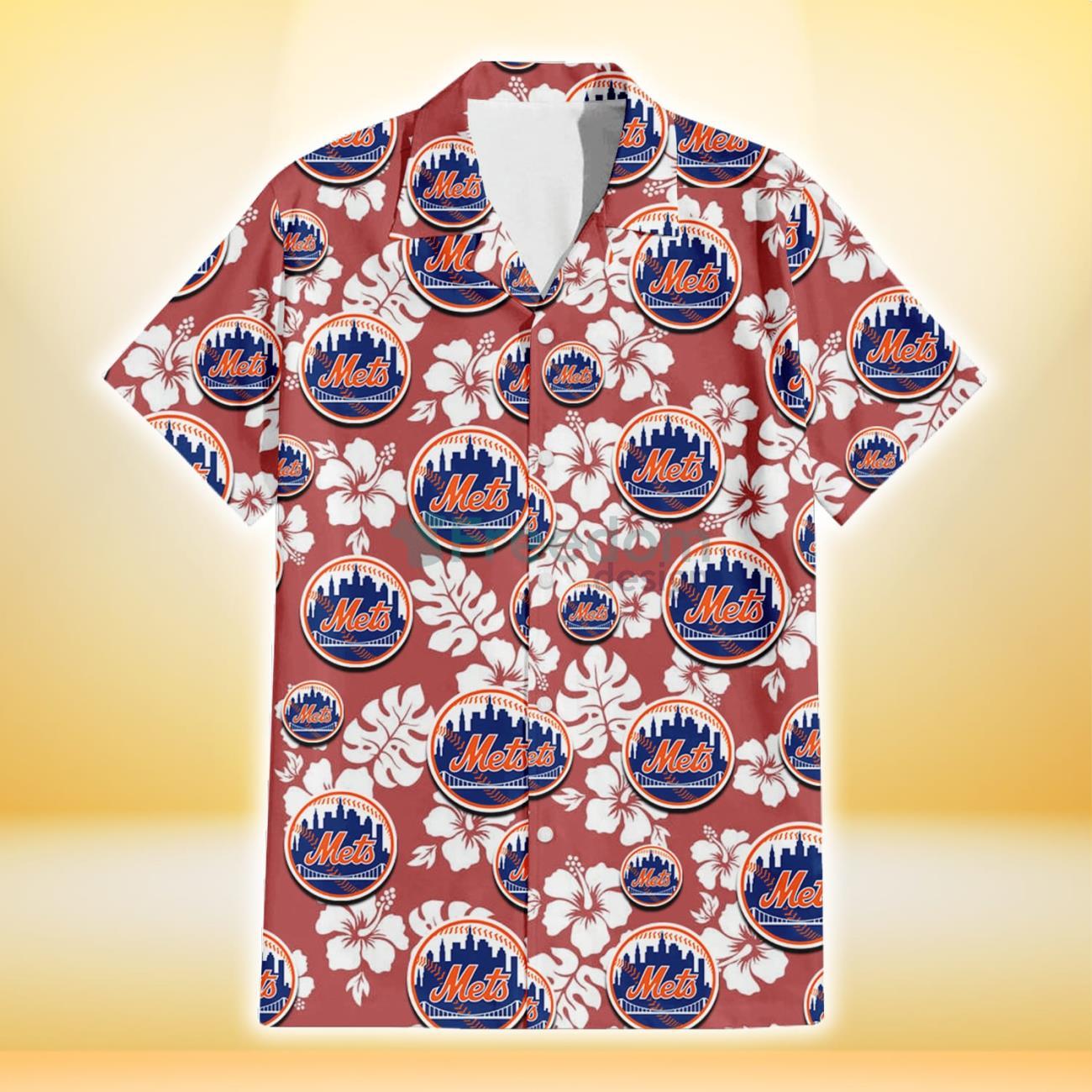 Chicago Cubs Red Hibiscus Green Blue Leaf Yellow Background 3D Hawaiian  Shirt Gift For Fans - Freedomdesign