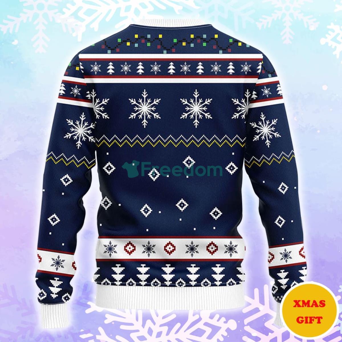 New York Yankees Funny Grinch Christmas AOP Sweater Product Photo 2