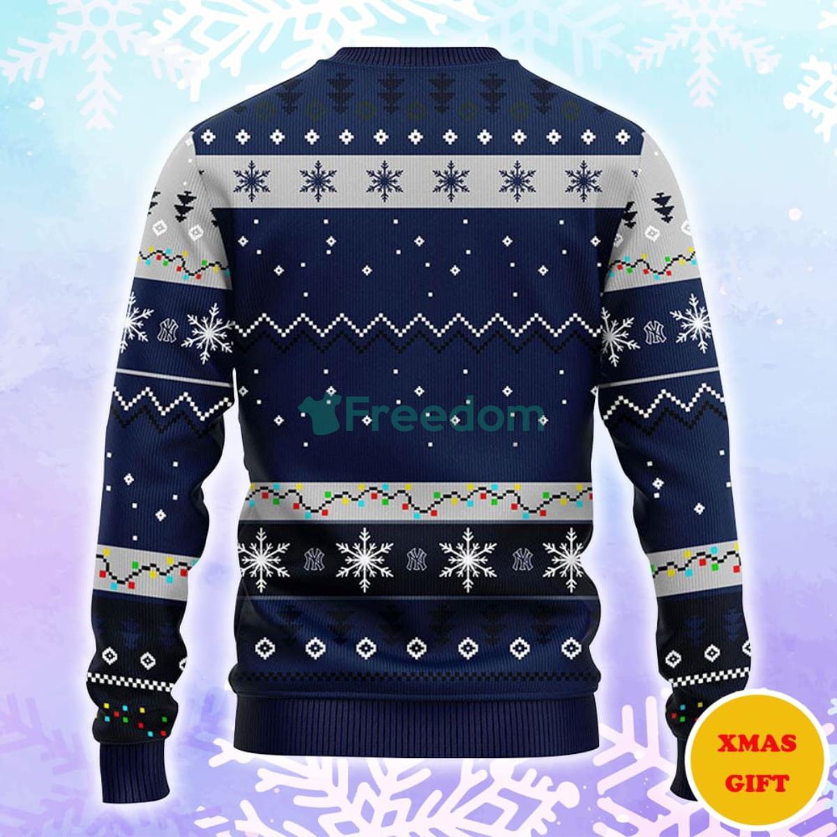 New York Yankees Hohoho Mickey Christmas AOP Sweater Product Photo 2