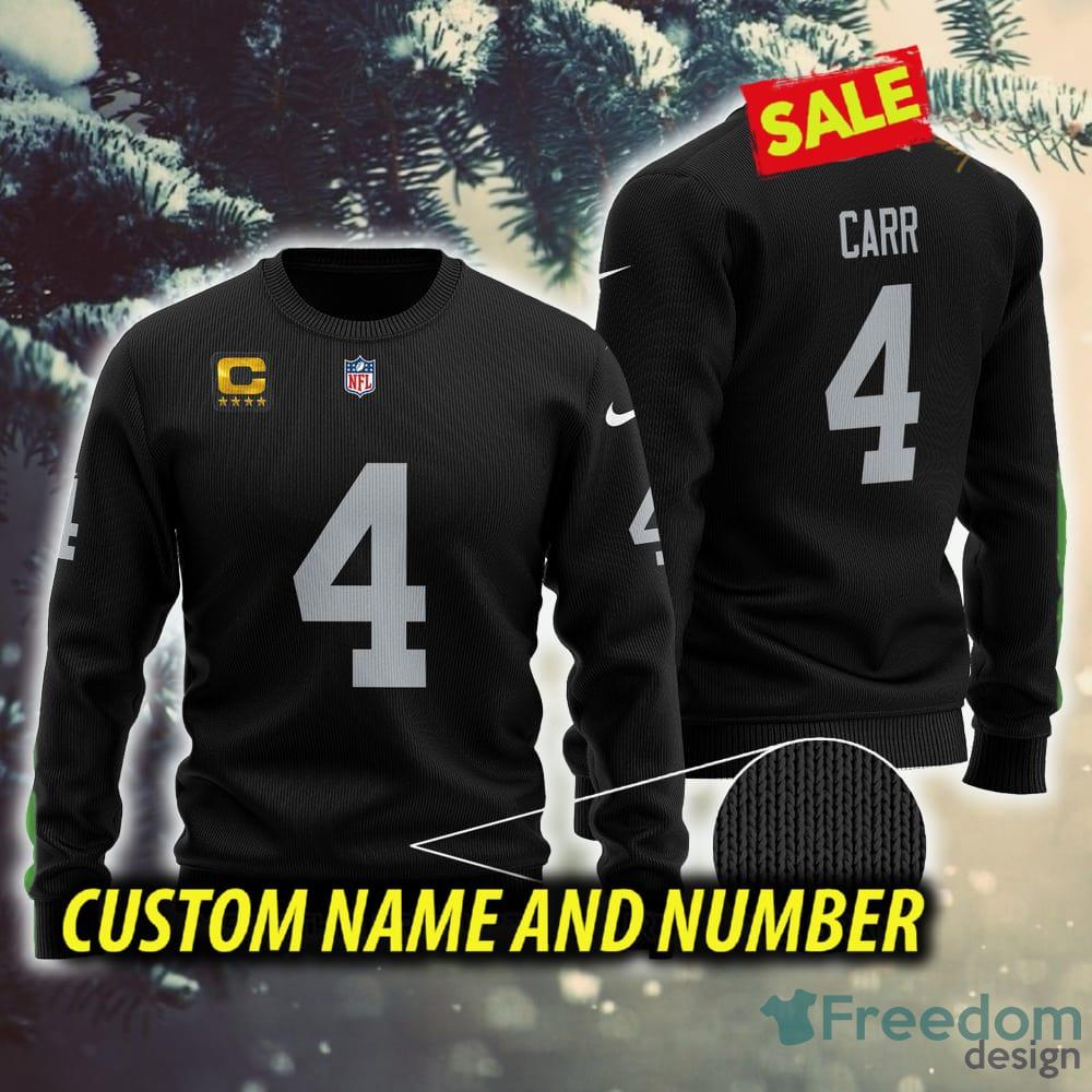 Custom Las Vegas Raiders Jersey Black - Ingenious Gifts Your Whole Family