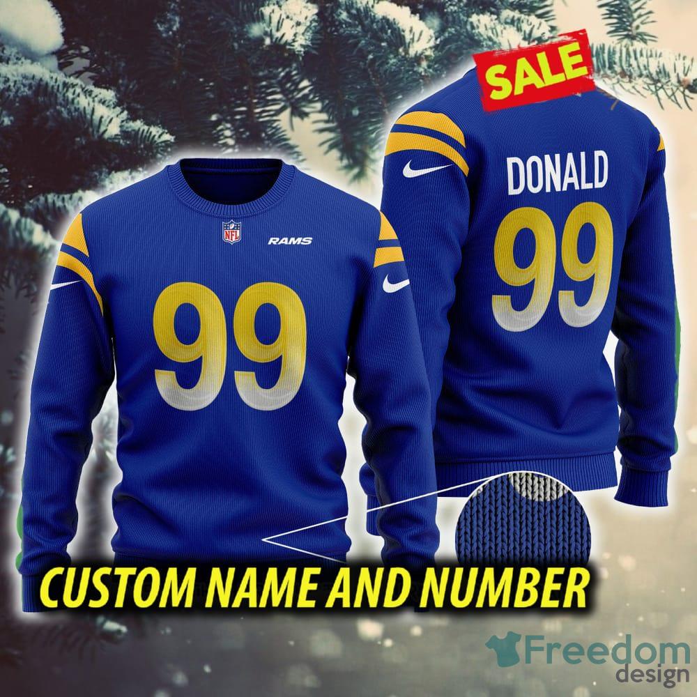 Custom Los Angeles Chargers Ugly Sweater Playful LA Chargers Gift