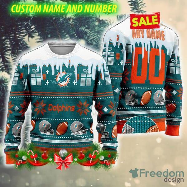 miami dolphins ugly sweater