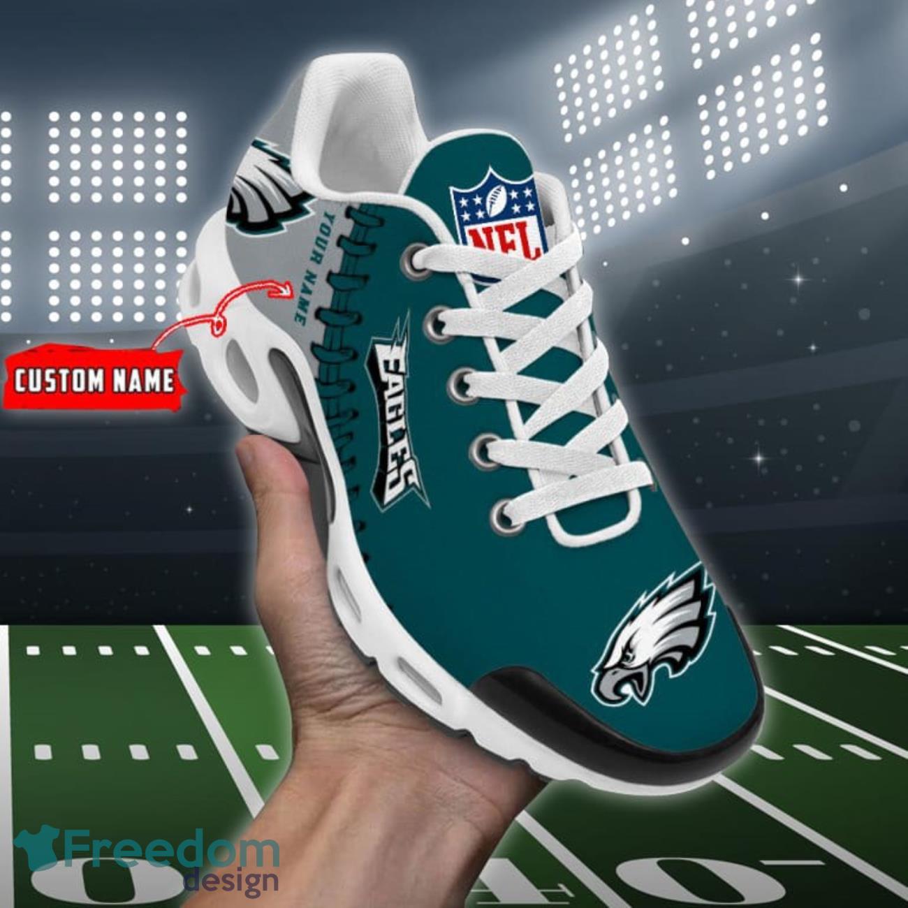 NFL Philadelphia Eagles Air Cushion Sports Shoes Custom Name Product Photo 1