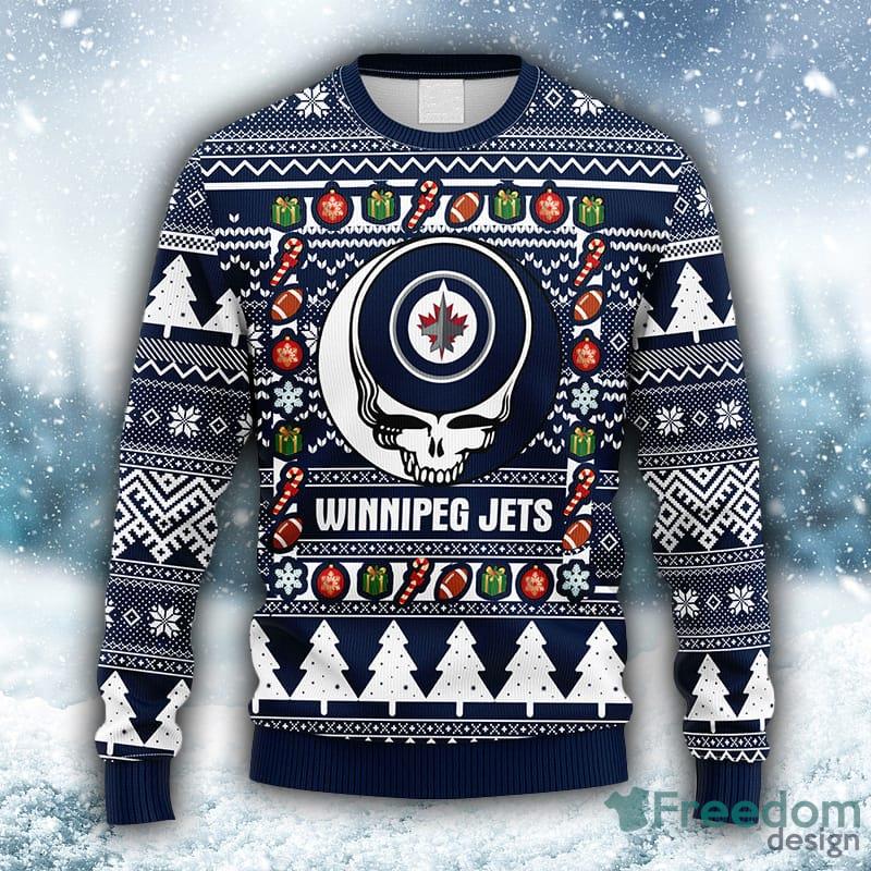 Nhl Winnipeg Jets Christmas Ugly Sweater Print Funny Grinch Gift For Hockey  Fans