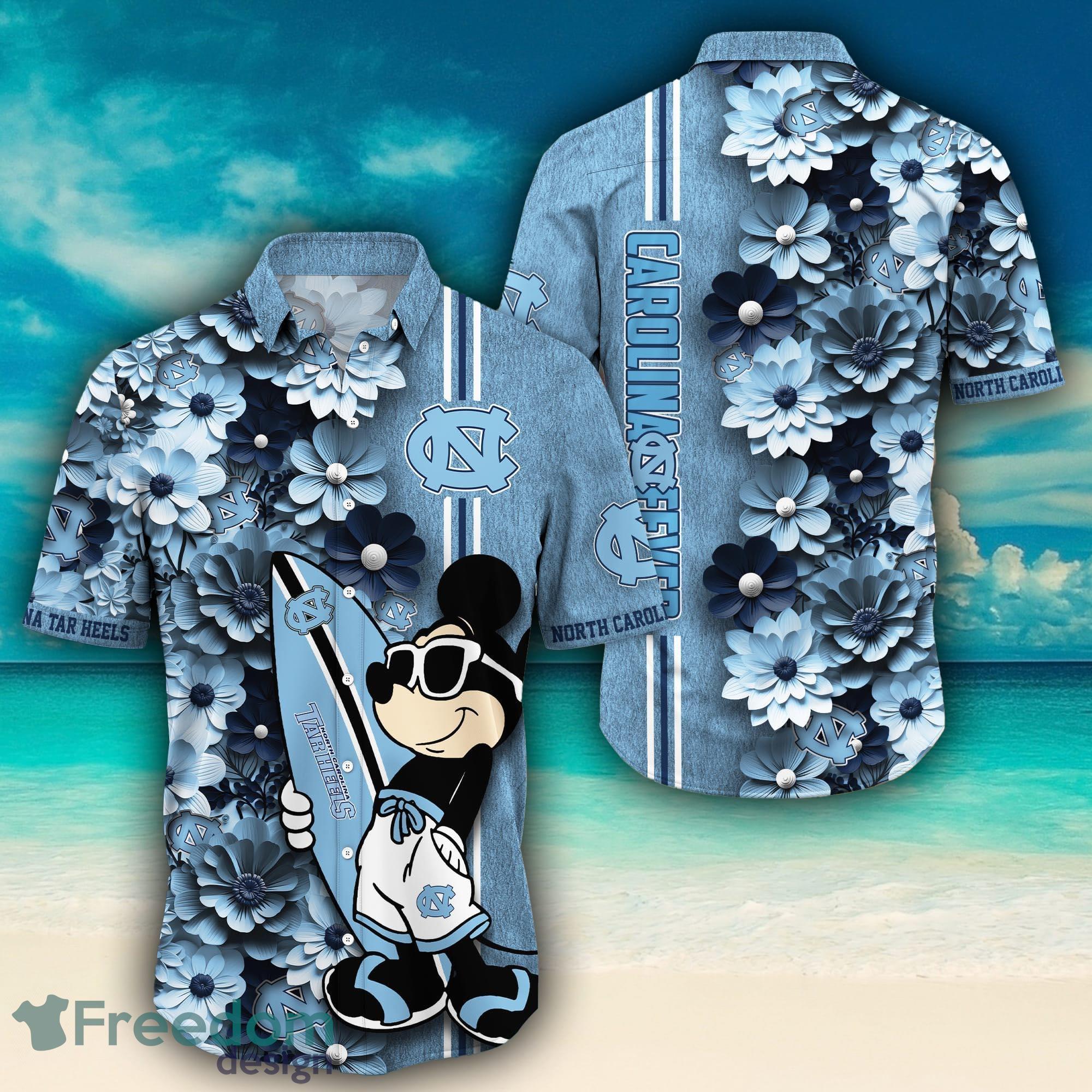 Carolina Panthers Surfboard Parttern Mickey Mouse Flower Hawaiian