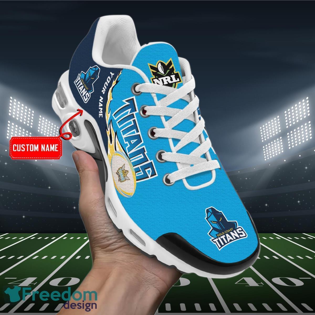 NRL Gold Coast Titans Air Cushion Sport Shoes Custom Name Product Photo 2