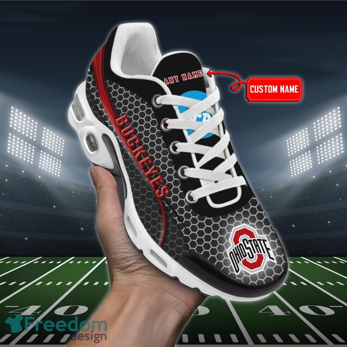 Ohio State Buckeyes NCAA Air Cushion Sport Shoes Custom Name Product Photo 1