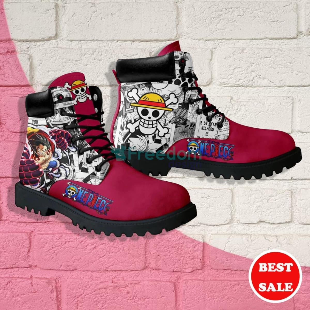 One Piece Luffy Gear Manga Anime Leather Boots Product Photo 2