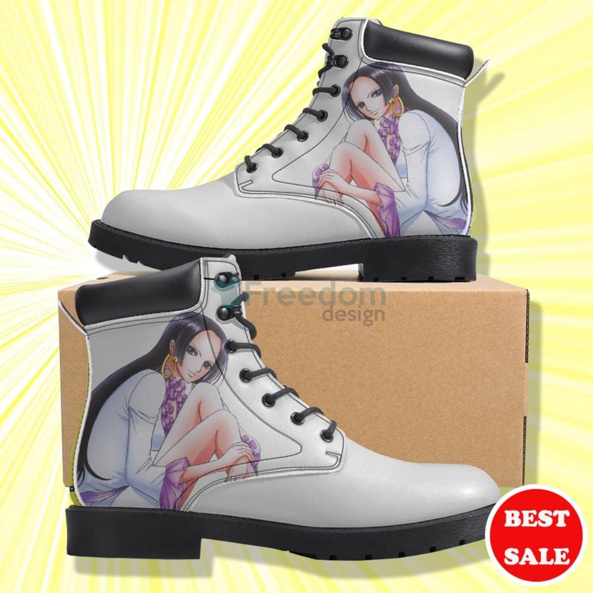 One Piece Nico Robin Anime Leather Boots Product Photo 1