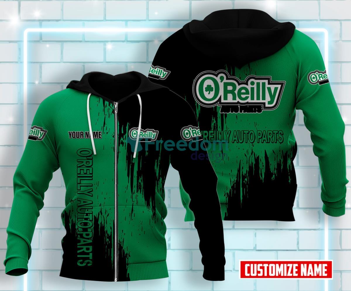 O'Reilly Auto Parts All Over Printed 3D Custom Name Zip Hoodie Product Photo 1