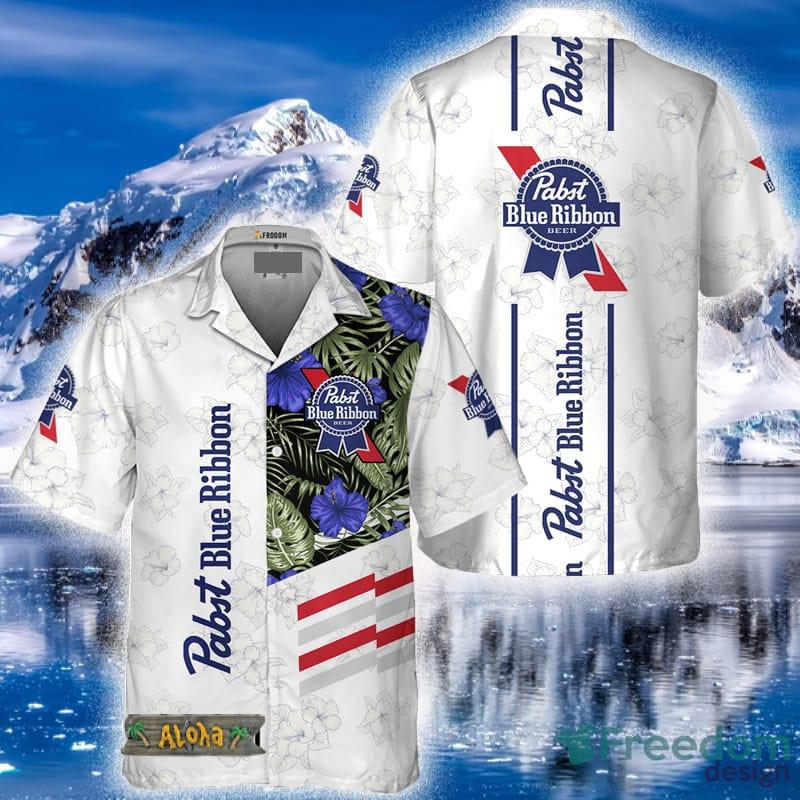 PABST BLUE RIBBON Beer Hawaiian Shirt for Men