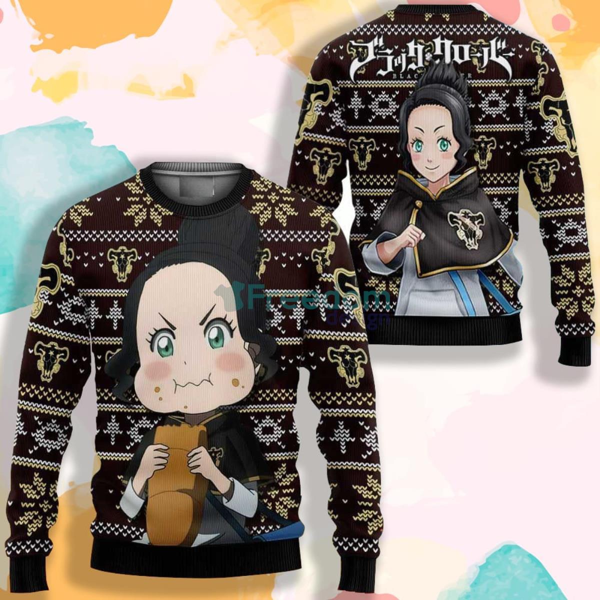 Papittson Charmy Black Clover Anime AOP Sweater Product Photo 1