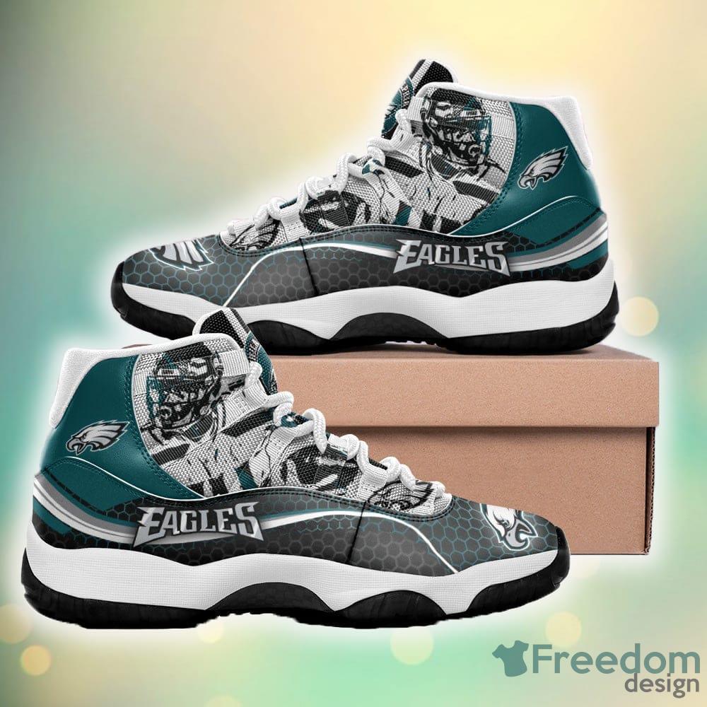 Philadelphia Eagles NFL Air Jordan 11 Sneakers Shoes Gift For Fans