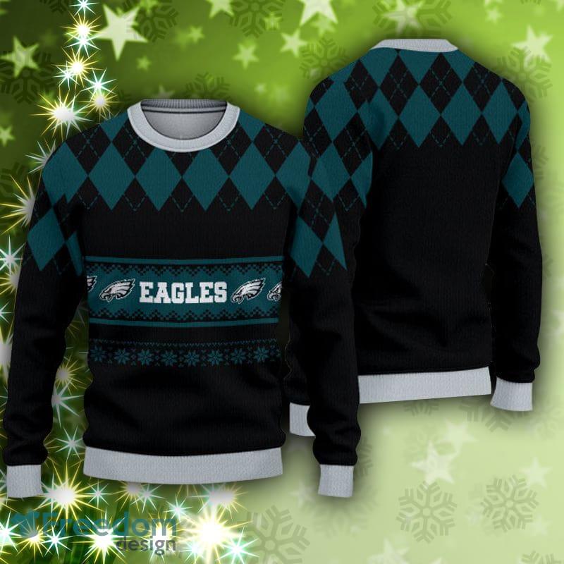 eagles light up christmas sweater