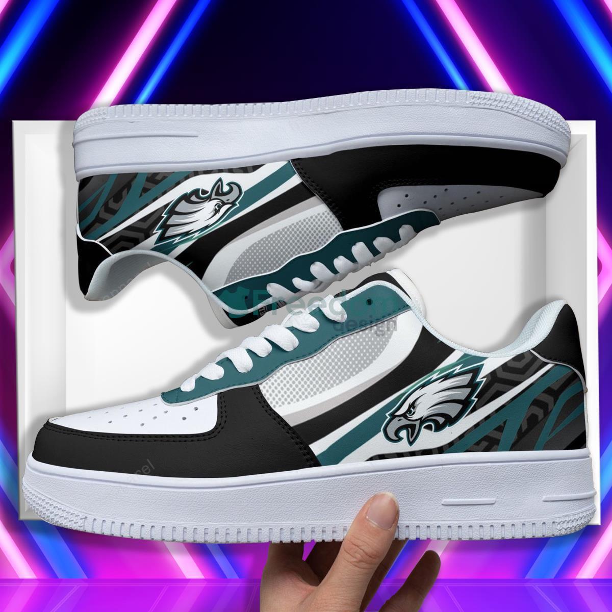 Philadelphia Eagles Football Team Style Air Force Shoes For Fans Product Photo 1