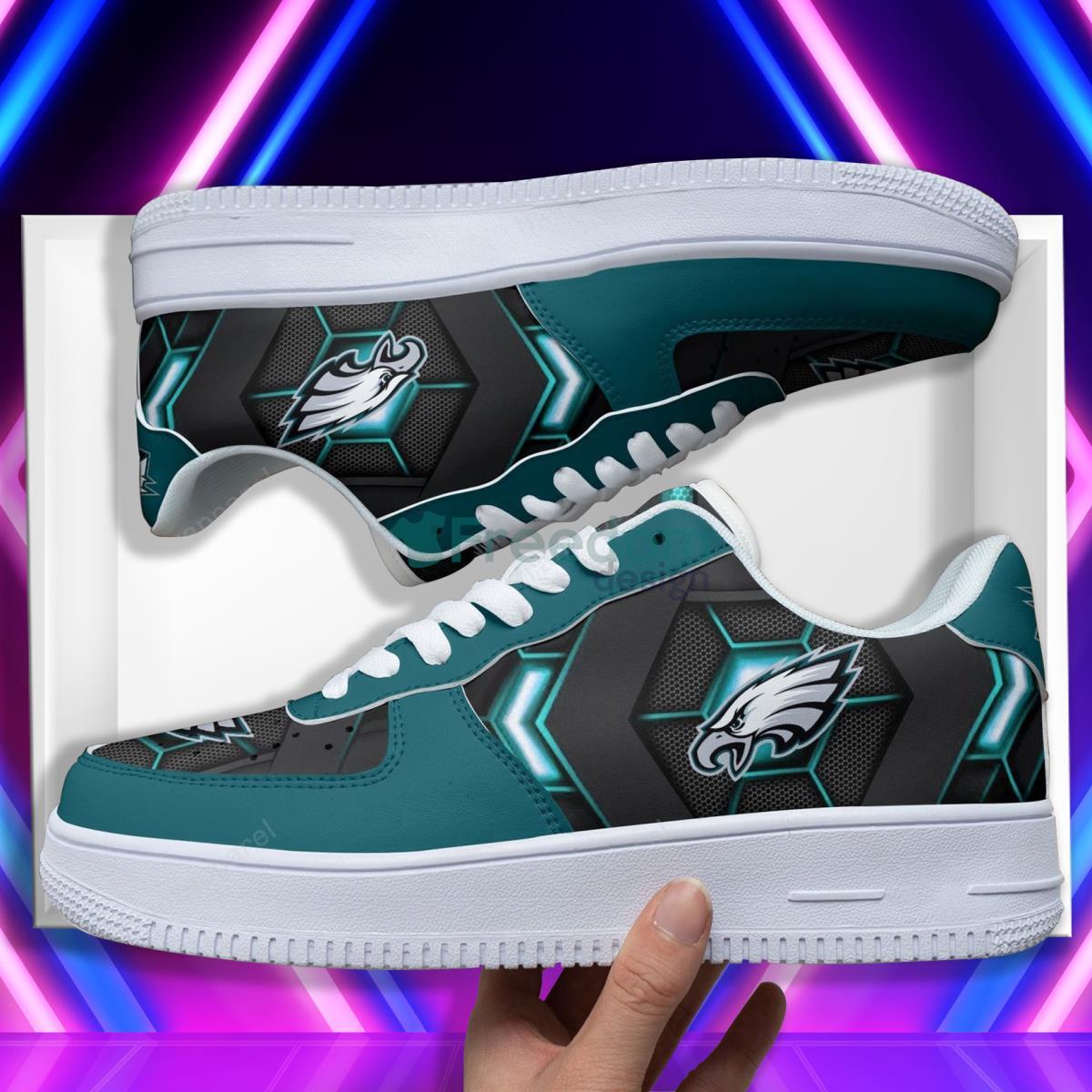 Philadelphia Eagles Football Team Style Design Air Force Shoes Gift For Fans Product Photo 1