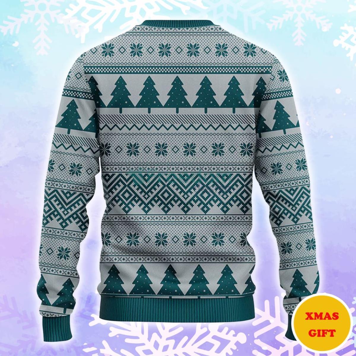 Philadelphia Eagles Minion Christmas AOP Sweater Product Photo 2