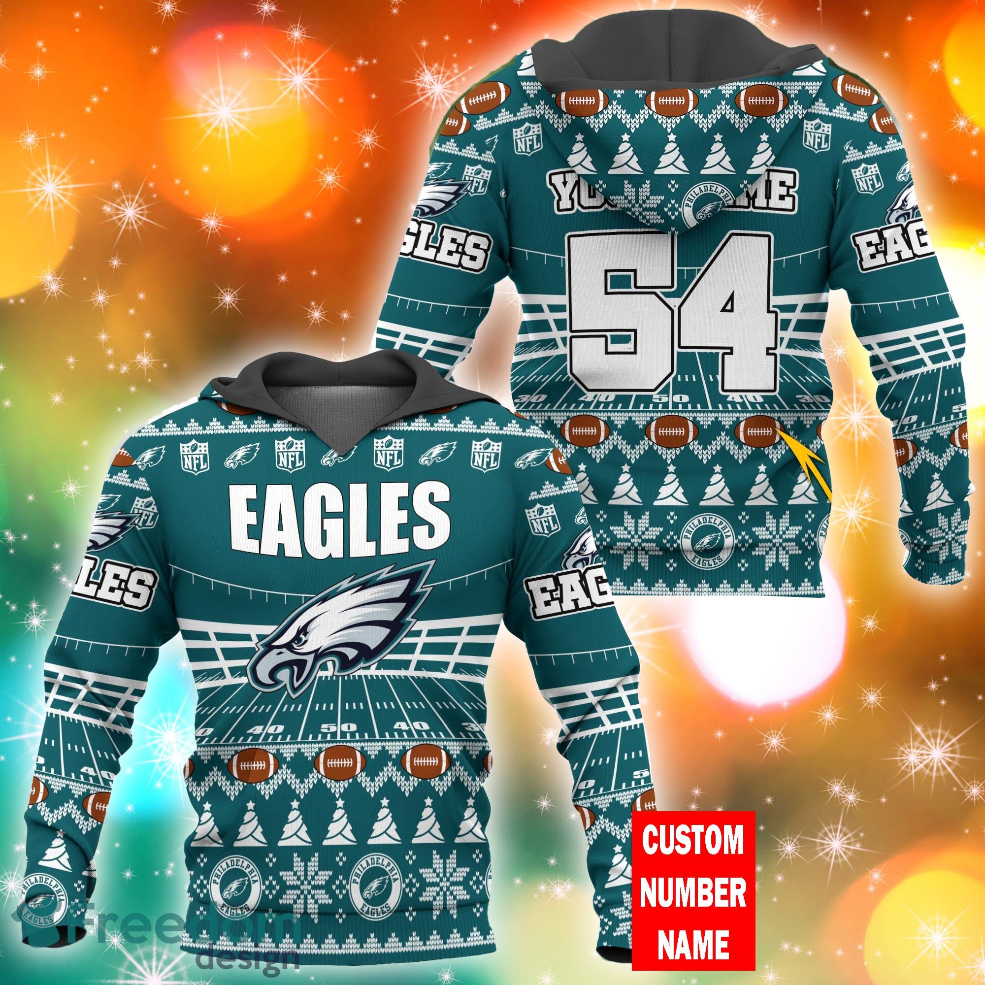 Philadelphia Eagles Zip Up Hoodies Full Over Print - Freedomdesign