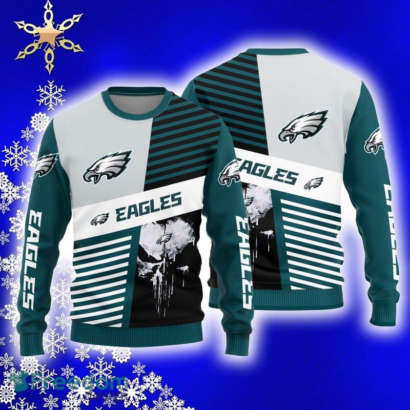 Philadelphia Eagles Fans Santa Claus Tattoo Ugly Christmas Sweater Gift -  Freedomdesign