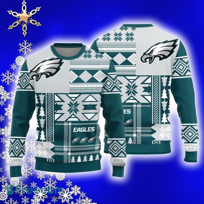 Philadelphia Eagles Snowflake Knitting Pattern Christmas Sweater -  Freedomdesign