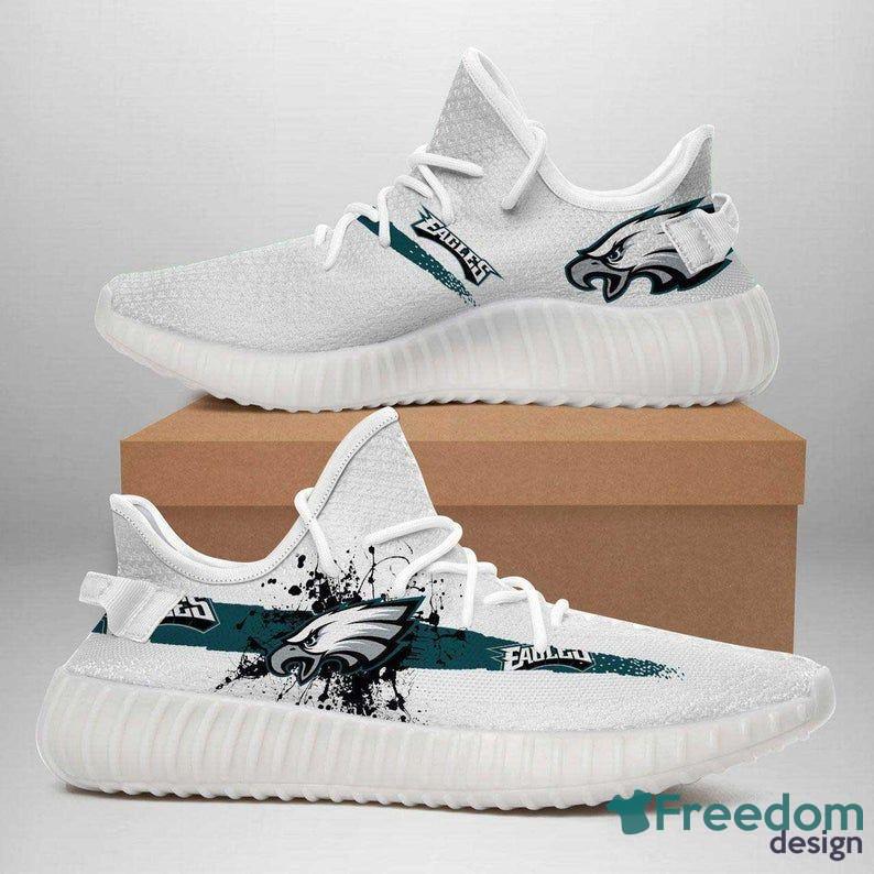 Philadelphia Eagles Yeezy Shoes Emblematic Running Sneakers For Men And Women Fans Gift - Philadelphia Eagles Yeezy Shoes