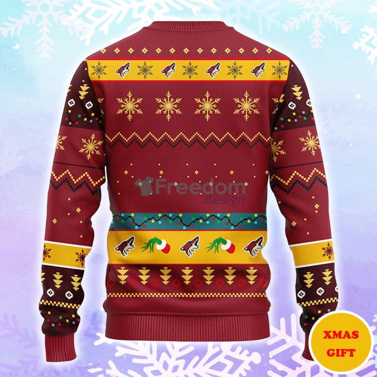 Phoenix Coyotes Grinch Christmas AOP Sweater Product Photo 2