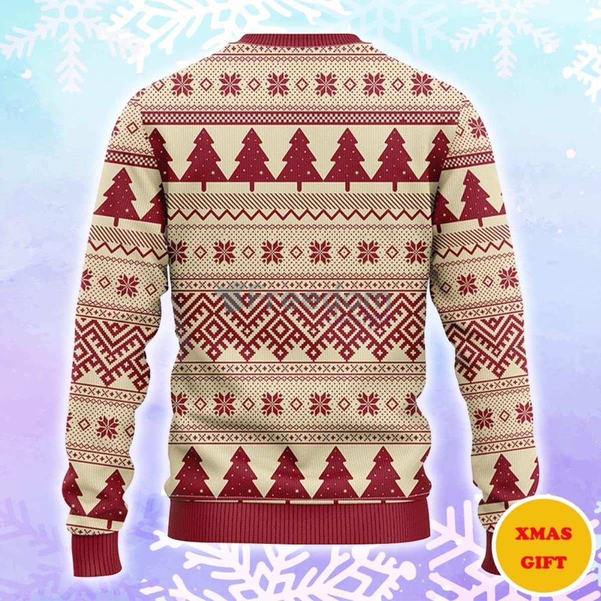 Phoenix Coyotes Minion Christmas AOP Sweater Product Photo 2