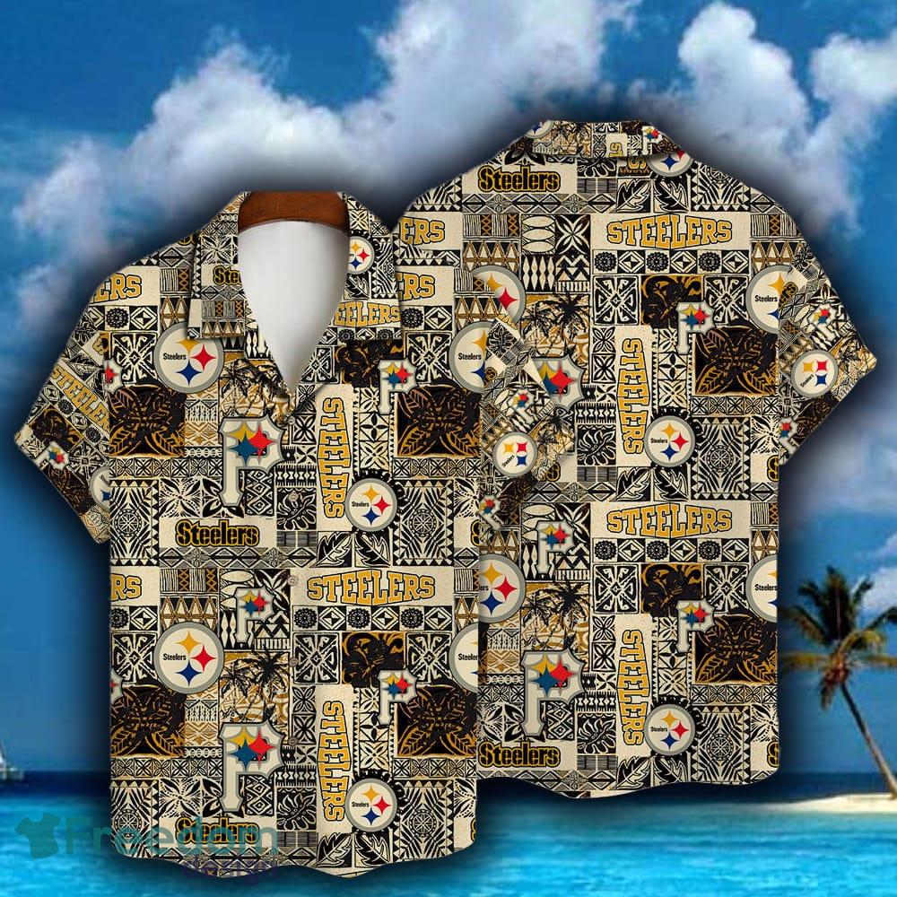Pittsburgh Steelers 2023 AOP Hawaiian Shirt Style 9 For Men And