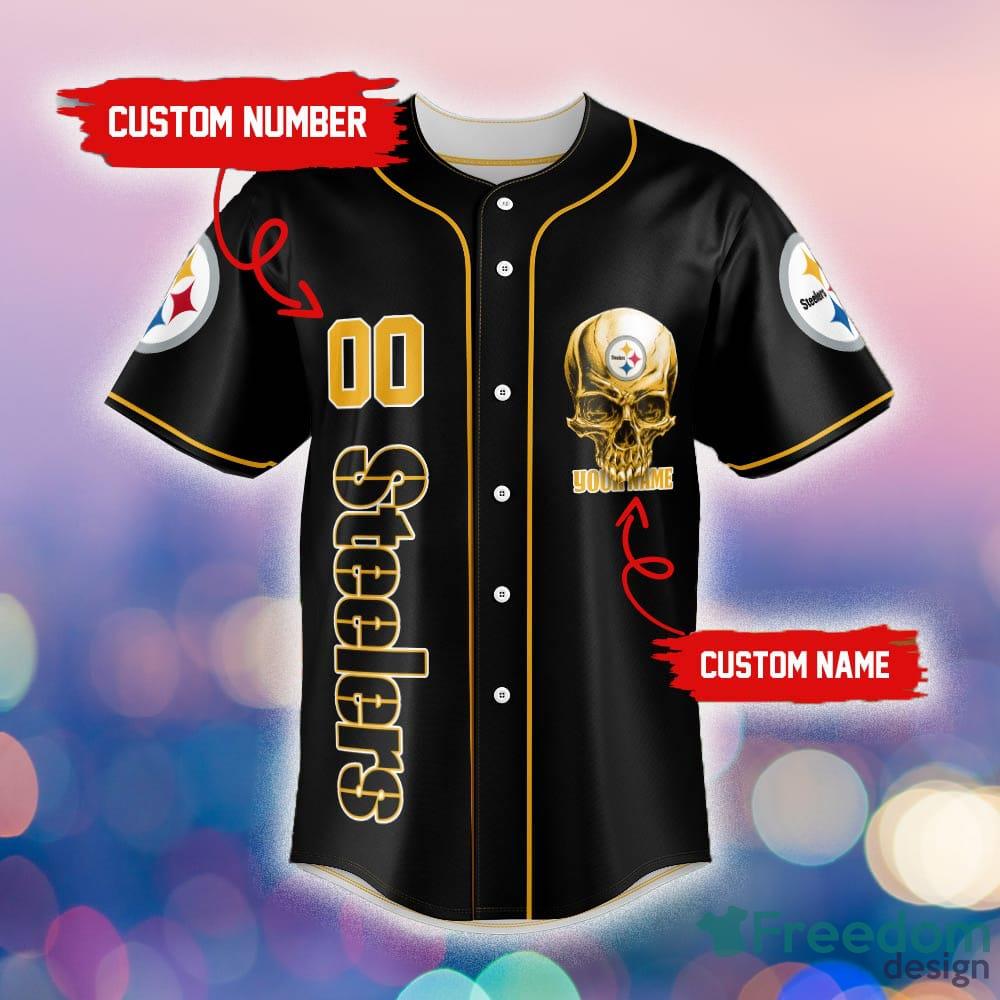 Pittsburgh Steelers Damn Right NFL Jersey Shirt Skull Custom Number And  Name Gift For Fans Halloween - Freedomdesign