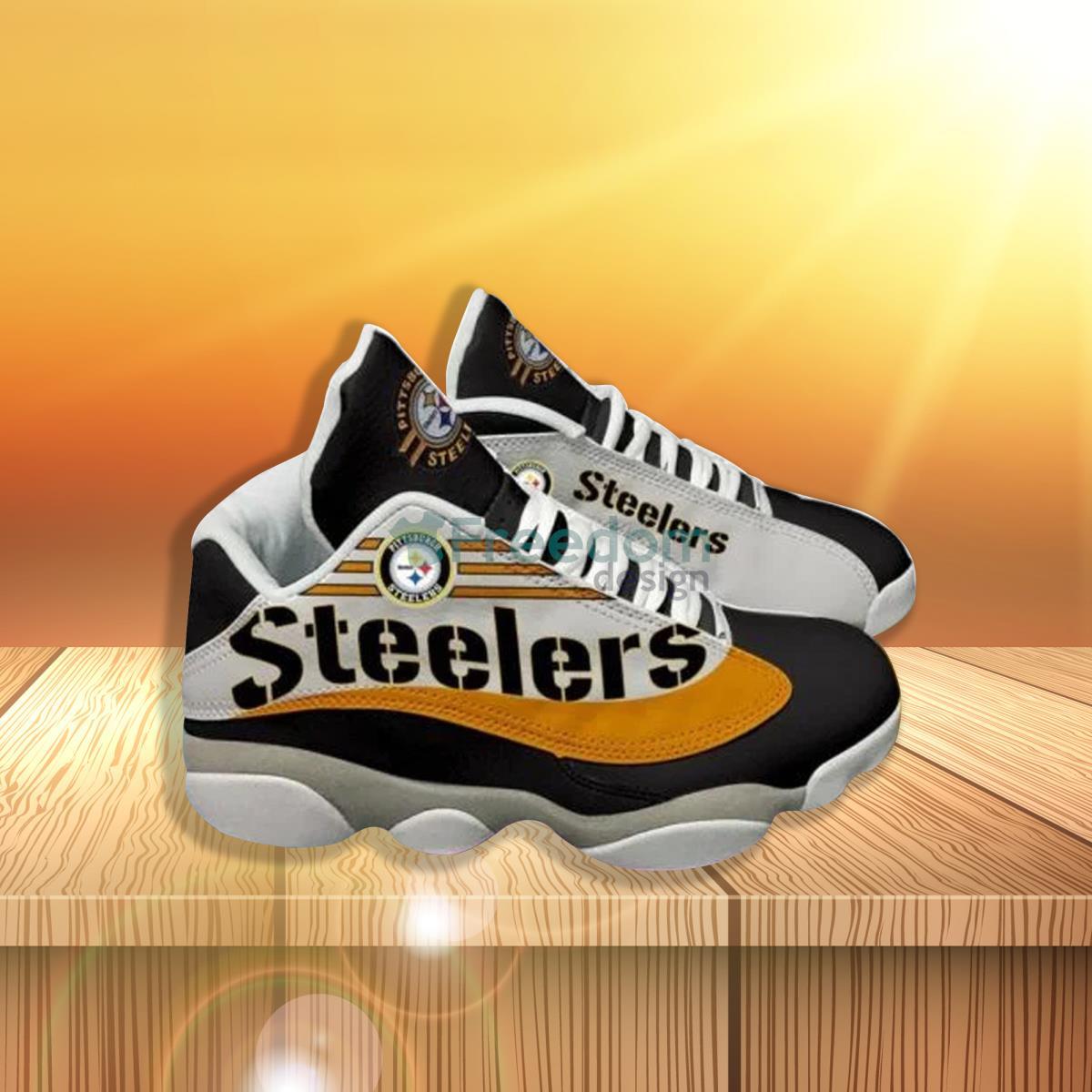 Pittsburgh Steelers Football Team Air Jordan 13 Shoes Running Casual Sneakers For Fans Product Photo 1