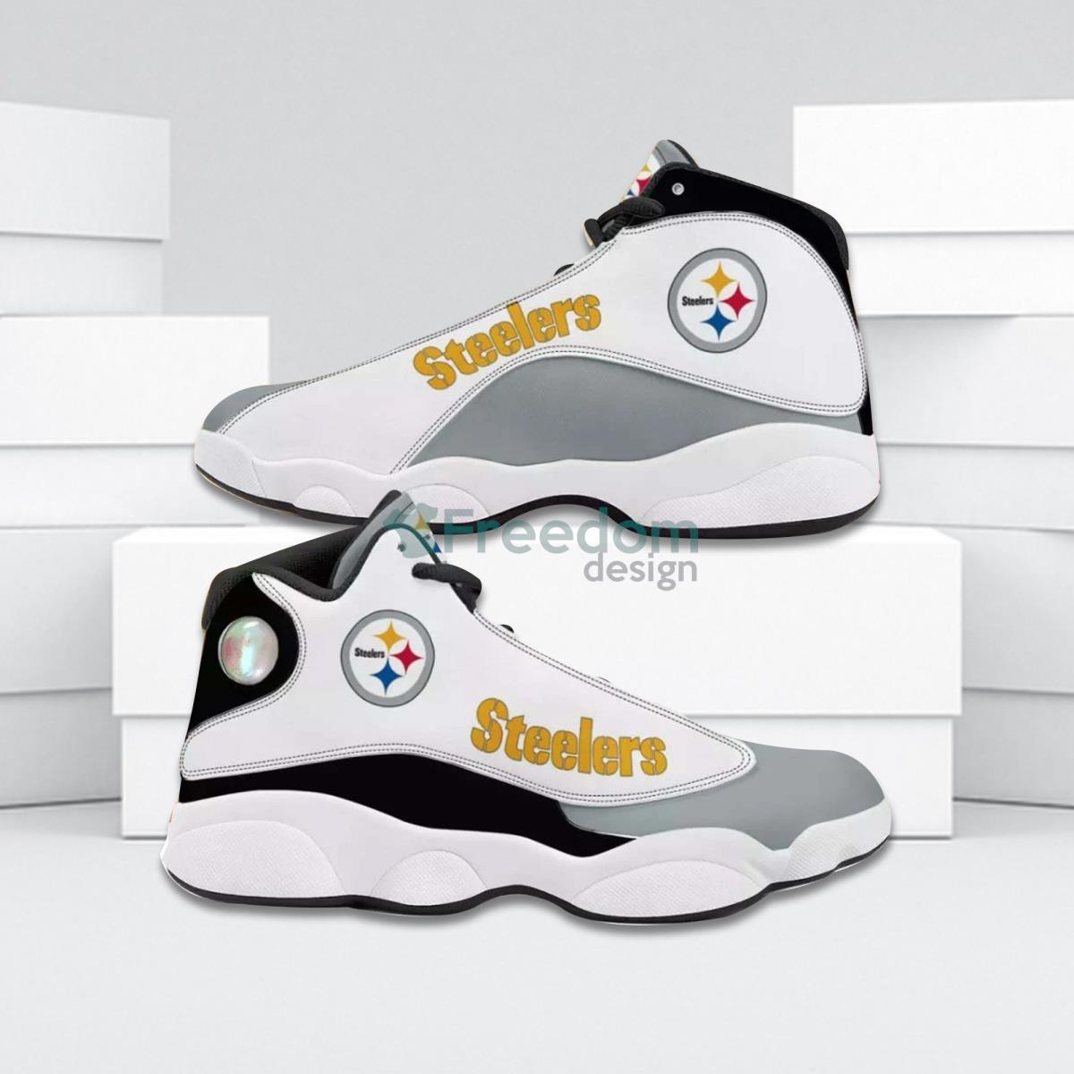 Pittsburgh Steelers Football Team Air Jordan 13 Shoes Running Casual Sneakers For Men Women Product Photo 1