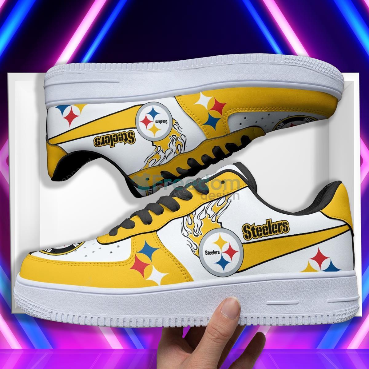 Pittsburgh Steelers Football Team Style Design Air Force Shoes Best Gift For Fans Product Photo 2