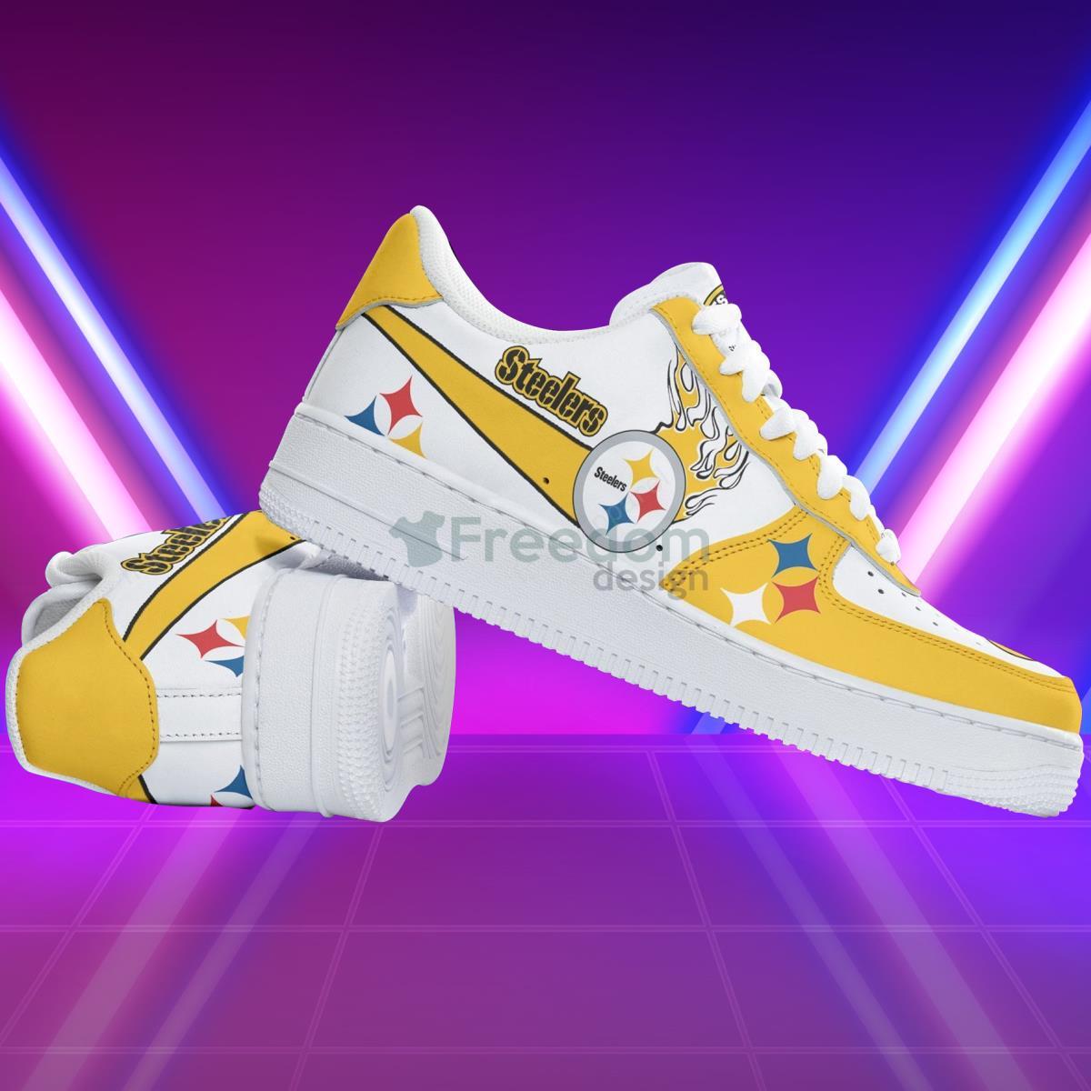 Pittsburgh Steelers Football Team Style Design Air Force Shoes Best Gift For Fans Product Photo 1