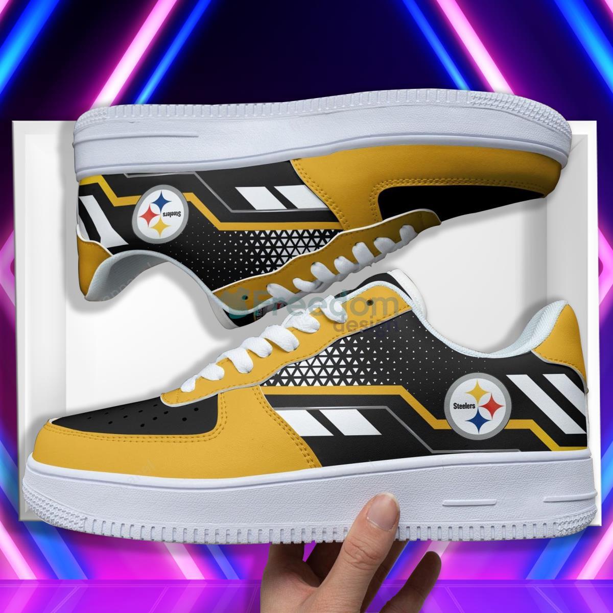 Pittsburgh Steelers Football Team Style Design Air Force Shoes Best Gift For Real Fans Product Photo 2