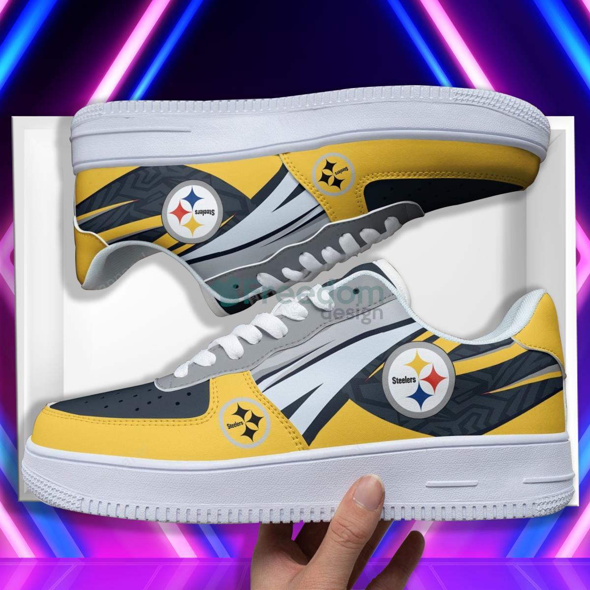 Pittsburgh Steelers Football Team Style Design Air Force Shoes For Men Women Product Photo 1