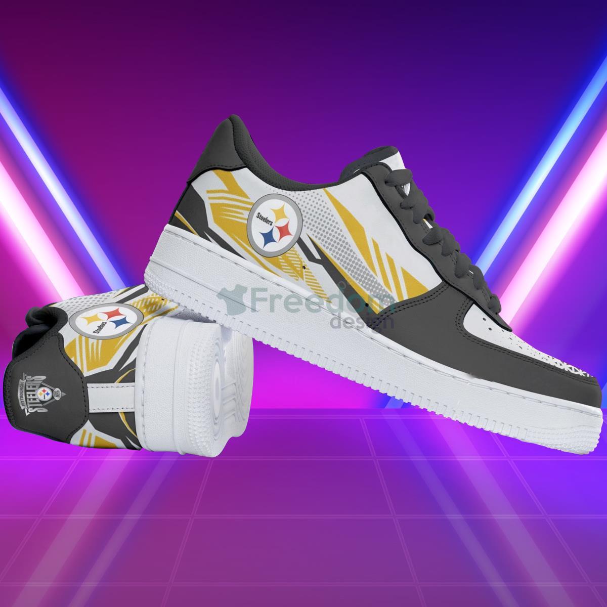 Pittsburgh Steelers Football Team Style Design Air Force Shoes Gift For Fans Product Photo 1