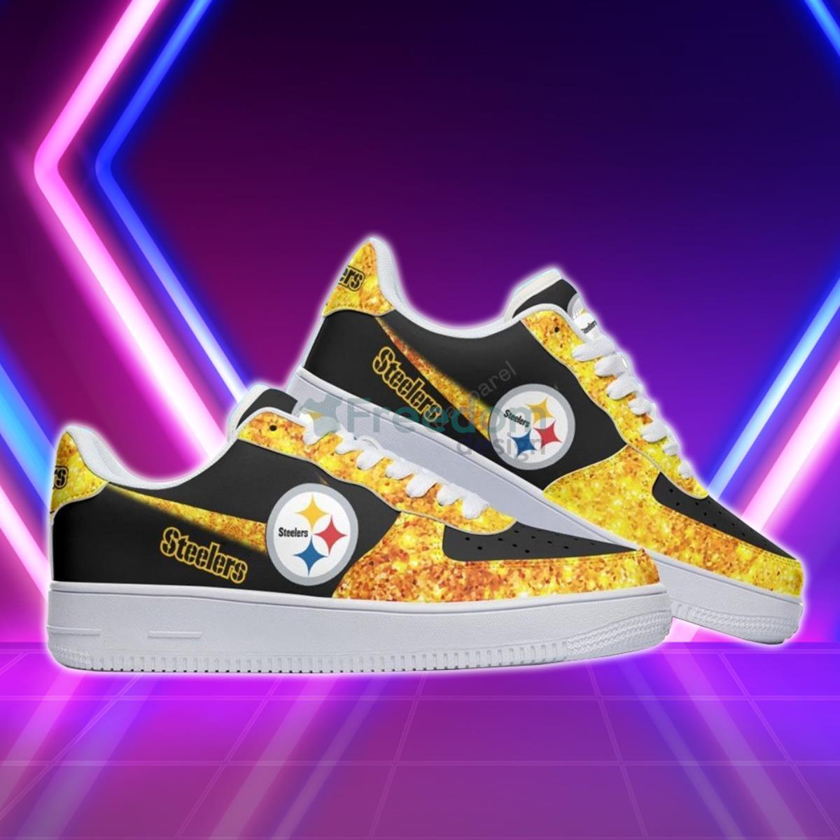 Pittsburgh Steelers Football Team Style Design Air Force Shoes Gift For Men Women Product Photo 2