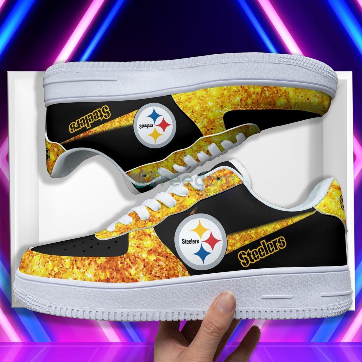 Pittsburgh Steelers Football Team Style Design Air Force Shoes Gift For Men Women Product Photo 1