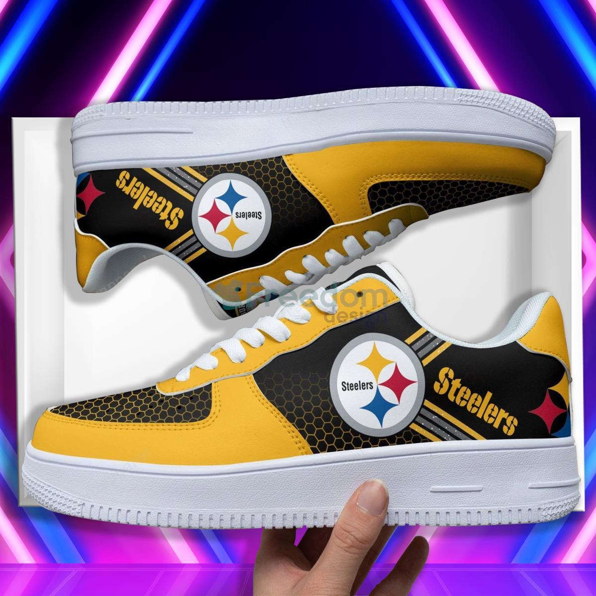 Pittsburgh Steelers Football Team Style Design Air Force Shoes Special Gift For Fans Product Photo 1