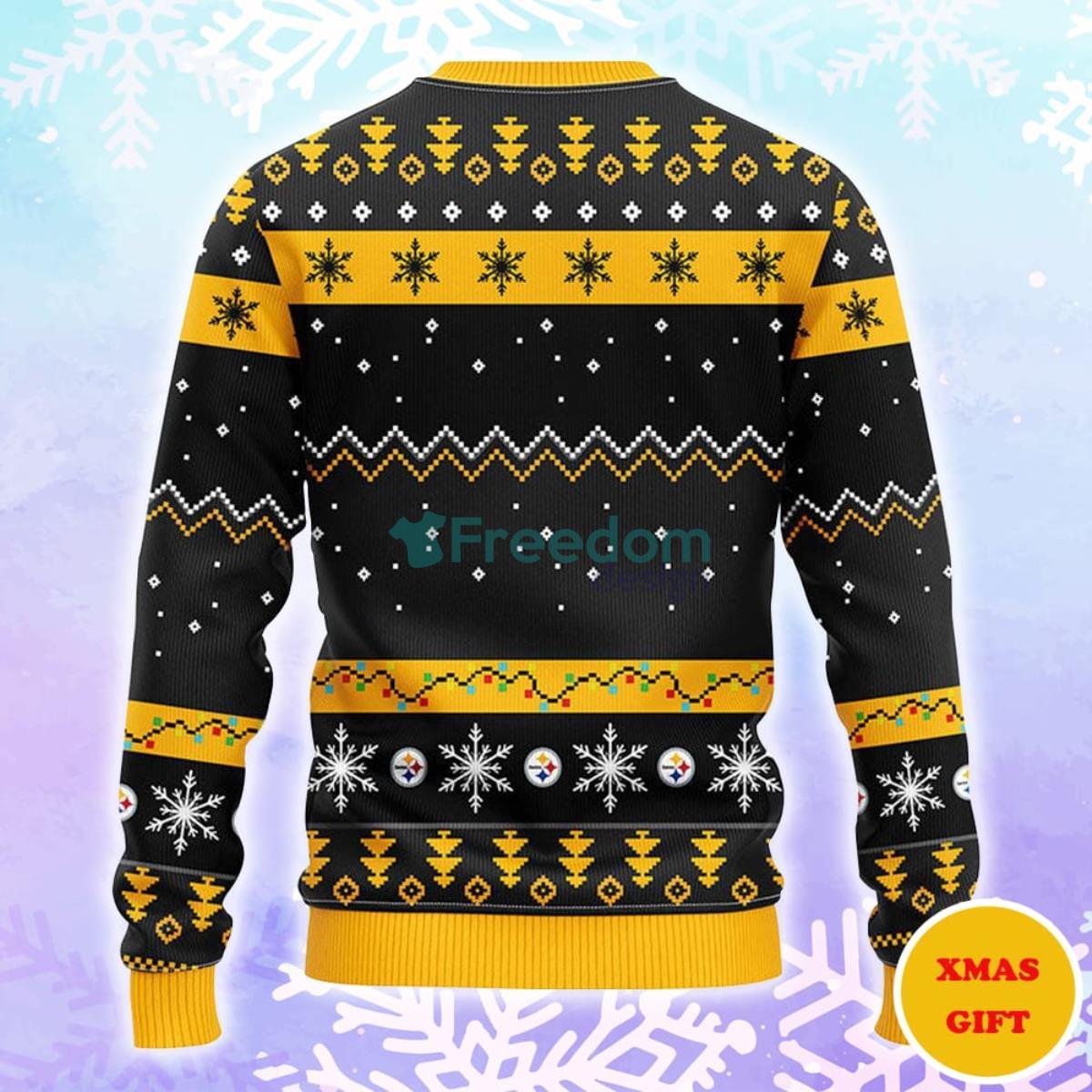 Pittsburgh Steelers HoHoHo Mickey Christmas AOP Sweater Product Photo 2