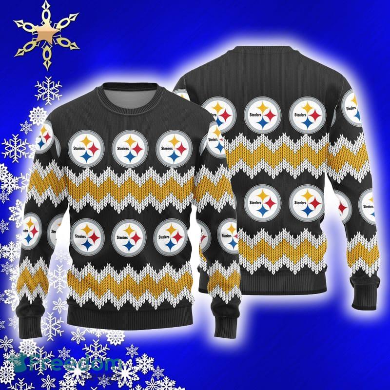 Pittsburgh Steelers Teams Snowflakes Pattern Knitted Sweater For Christmas  - Limotees