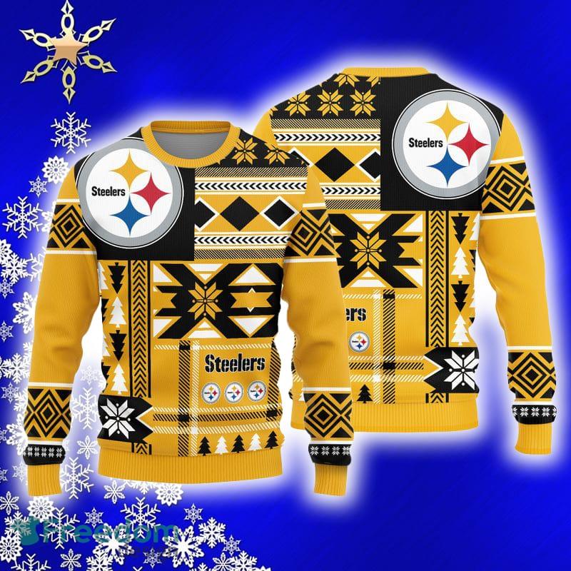 Pittsburgh Steelers Teams Ball Snowfalke Pattern Knitted Sweater For  Christmas - Freedomdesign