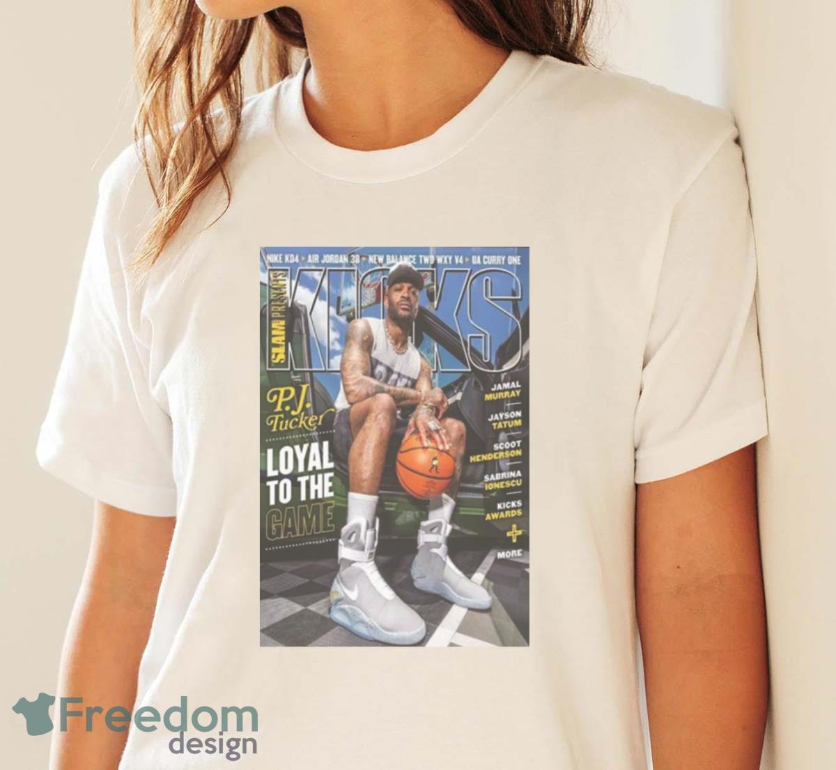 P.J. Tucker For Slam Kicks 26 Cover Loyal To The Game T Shirt - White Ladies T-Shirt