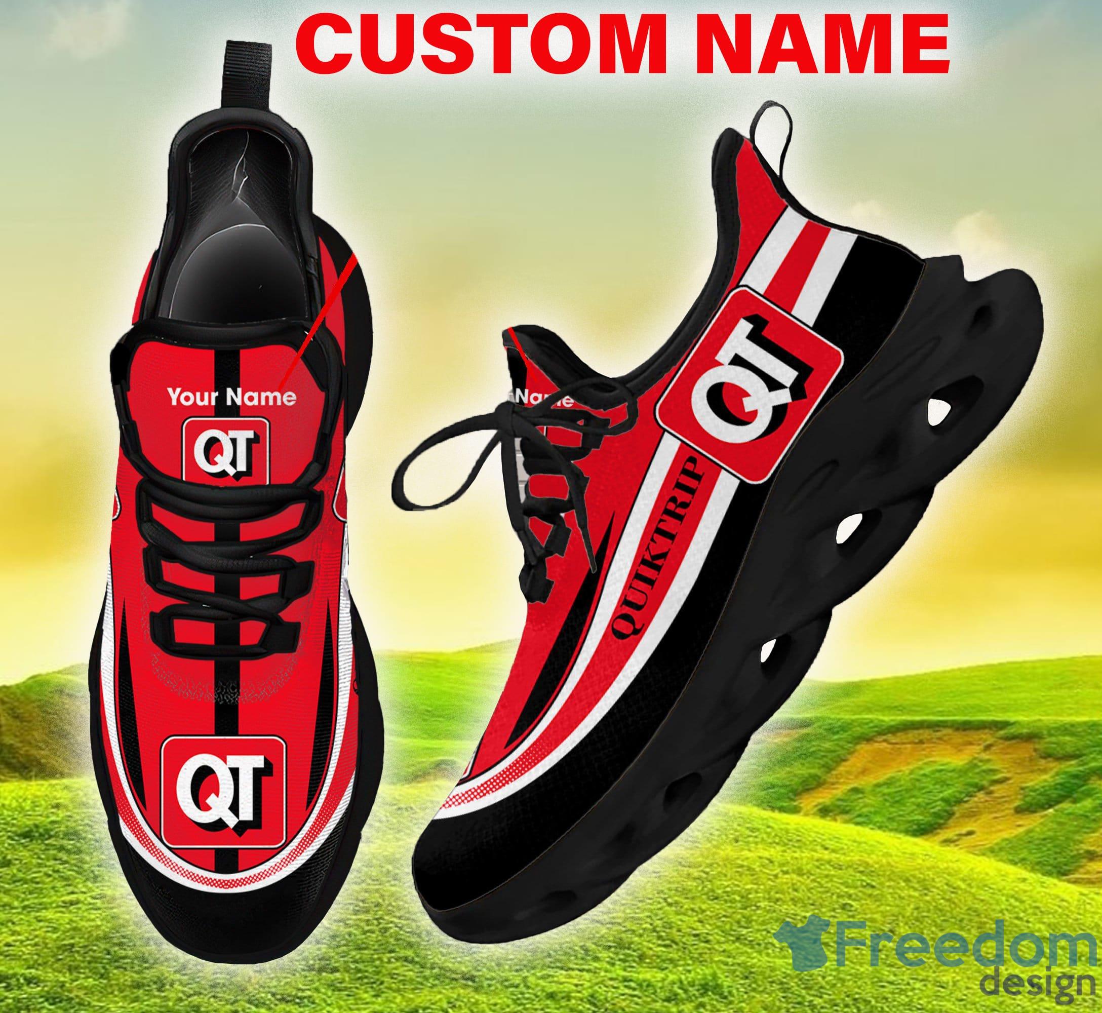 quiktrip Brand Chunky Sneakers Custom Name Max Soul Shoes Gift Mens - quiktrip Brand Custom Name Max Soul Shoes Photo 1