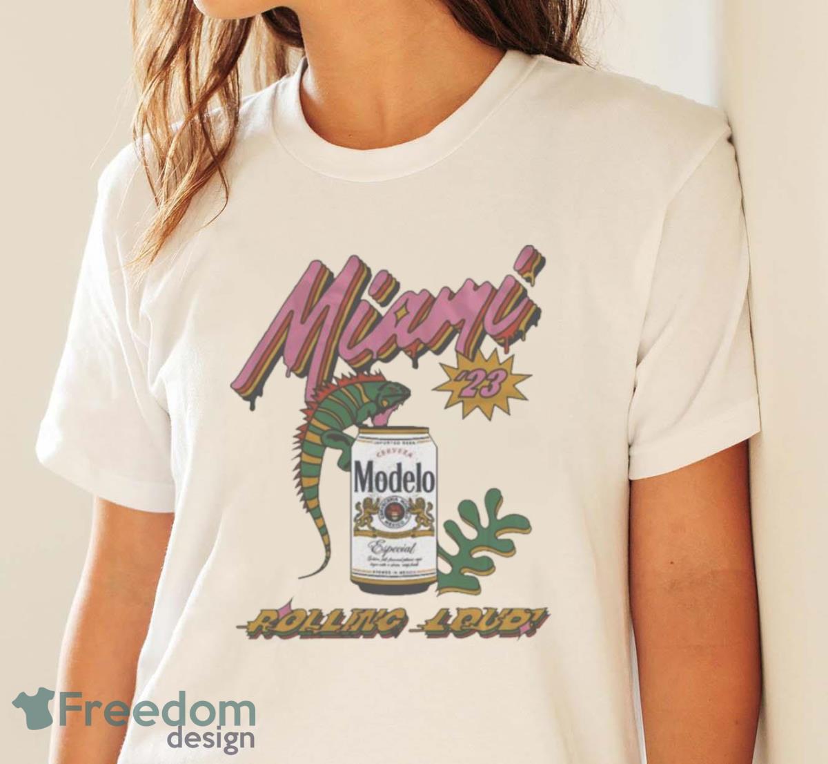 Rolling X Modelo Miami 23 Iguana Shirt - White Ladies T-Shirt