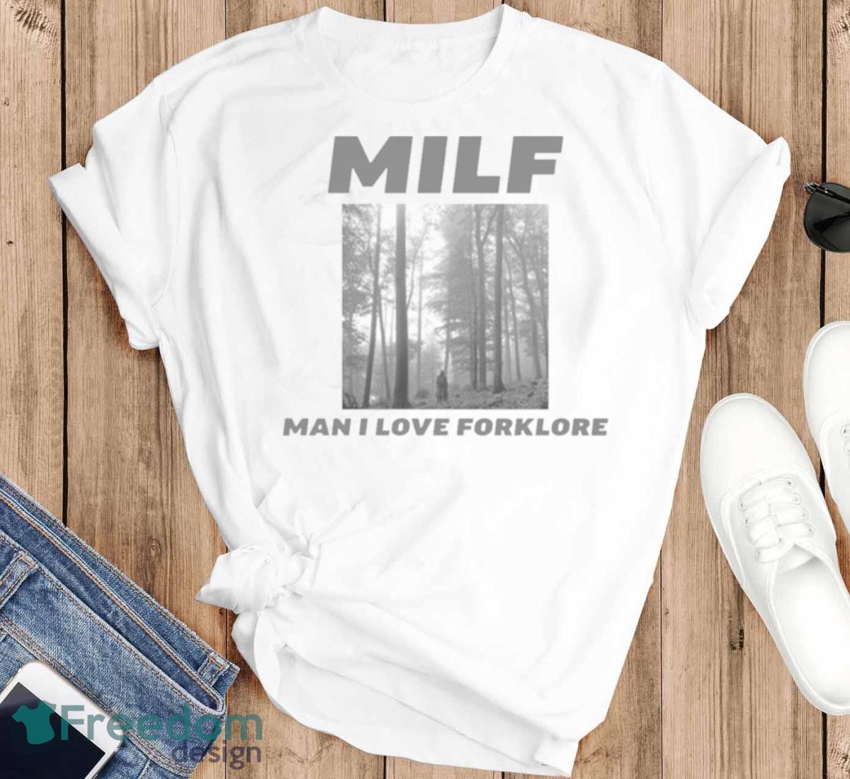 Sadstreet Milk I Love Folklore Shirt - T-SHIRT FLAT