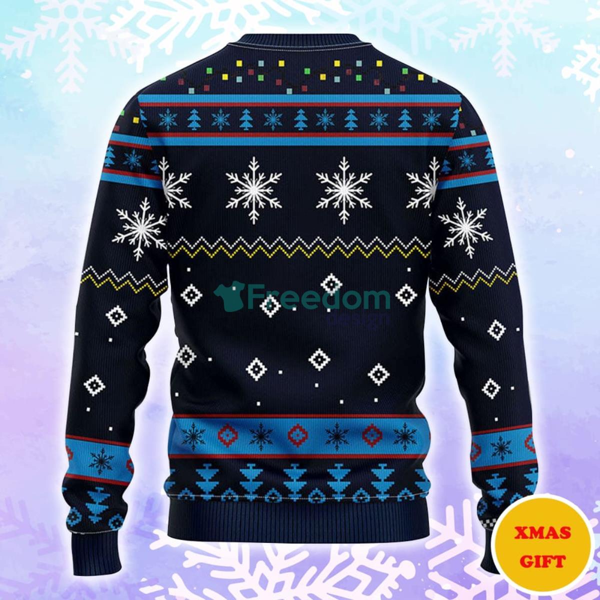 San Diego Chargers Funny Grinch Christmas AOP Sweater Product Photo 2