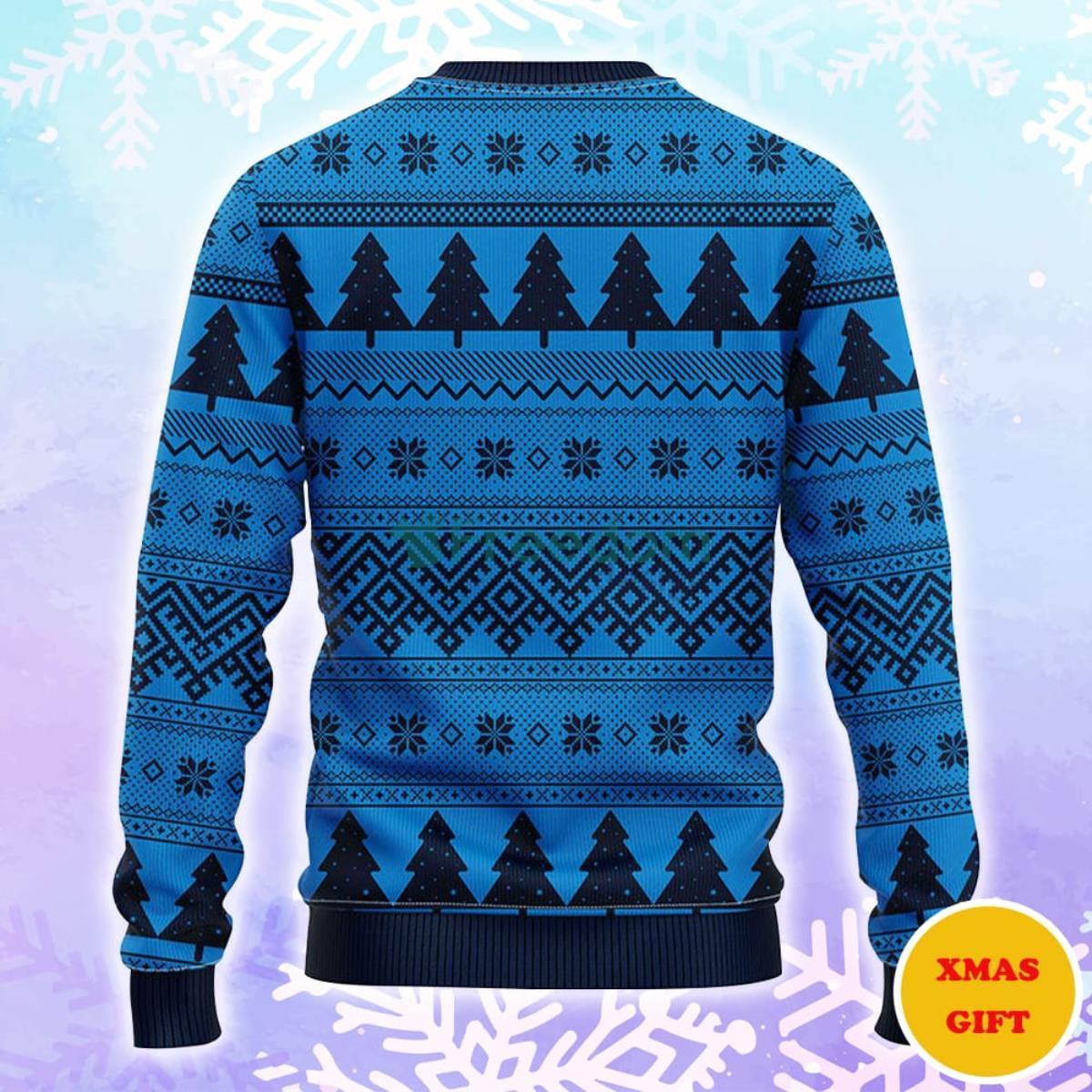 San Diego Chargers Minion Christmas AOP Sweater Product Photo 2