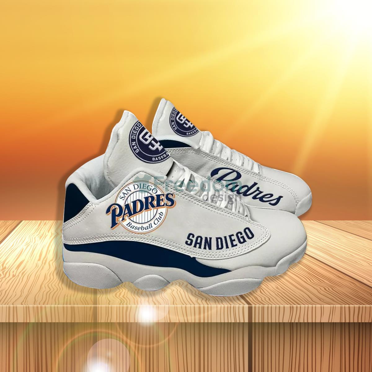 San Diego Padres Football Team Air Jordan 13 Shoes Running Casual Sneakers Product Photo 1