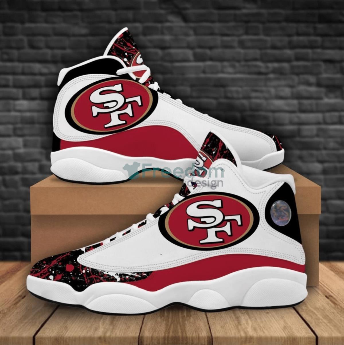 San Francisco 49ers Air Jordan 13 Shoes Running Casual Sneakers Gift For Fans Product Photo 1